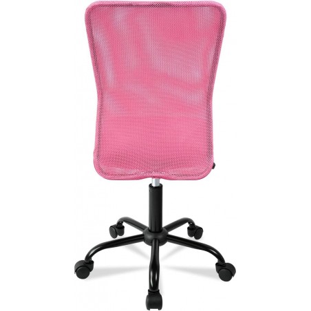 Silla de Oficina Ergonómica sin Reposabrazos con Malla Transpirable - Juvenil Giratoria para Escritorio
