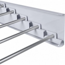 Tendedero de pared plegable extensible retractil. Para interior o exterior. Alta capacidad de carga 30kg. Antioxido.