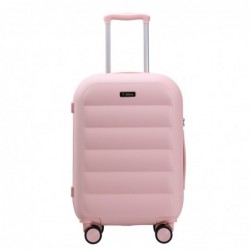 Maleta de Viaje Cabina Trolley 20" (40L). Equipaje de Mano. 4 Ruedas Dobles. 57x37x23cm. Material ABS Semirigida. Asa.