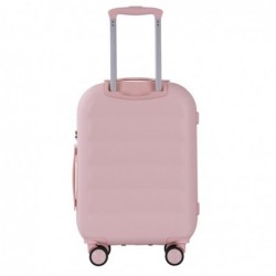 Maleta de Viaje Cabina Trolley 20" (40L). Equipaje de Mano. 4 Ruedas Dobles. 57x37x23cm. Material ABS Semirigida. Asa.