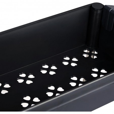 Carro de Cocina Estrecho Alto con Ruedas - Carrito Auxiliar Organizador Verdulero con Estantes y Cajones Plástico