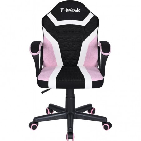 Silla Infantil Gaming y Oficina Ergonómica Giratoria con Ruedas - Sillón para Niños con Diseño Moderno y Tela Transpirable