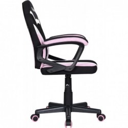 Silla Gaming u Oficina niños Infantil de Tela giratoria ergonómica Estudio o Escritorio con Ruedas Brazos diseño Moderno