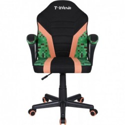 Silla Infantil Gaming y Oficina Ergonómica Giratoria con Ruedas - Sillón para Niños con Diseño Moderno y Tela Transpirable
