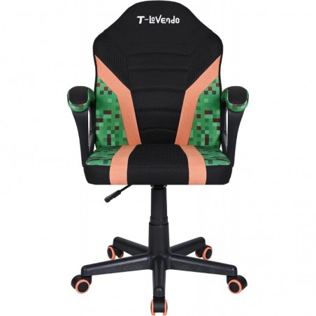 Silla Infantil Gaming y Oficina Ergonómica Giratoria con Ruedas - Sillón para Niños con Diseño Moderno y Tela Transpirable