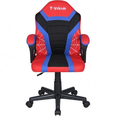 Silla Infantil Gaming y Oficina Ergonómica Giratoria con Ruedas - Sillón para Niños con Diseño Moderno y Tela Transpirable