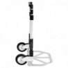 Carretilla de Mano portátil Plegable y Extensible con Ruedas- Carro de Transporte Aluminio Ligero- con Cuerdas de Goma