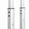 Carretilla de Mano portátil Plegable y Extensible con Ruedas- Carro de Transporte Aluminio Ligero- con Cuerdas de Goma