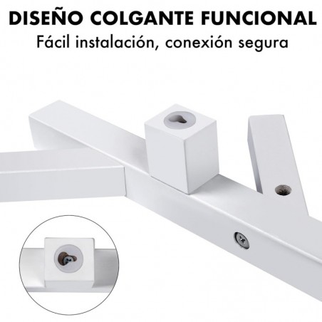 Perchero Pared Madera Maciza Haya T-LOVENDO Vertical 6 Ganchos Moderno - Recibidor y Entrada