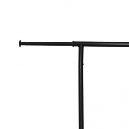 Perchero burro ropa extensible y ajustable con ruedas- barra para zapatero- Pequeño- Estrecho- Resistente- Metálico