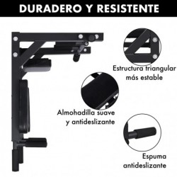 Barra de Dominadas para Pared Multi agarre 2 en 1 Calistenia Hasta 150 kilos Entrenamiento de Fuerza Wall Bars