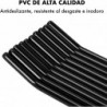 Perchas para Pantalones Ahorra Espacio. Pack de 20 Unidades. Resistentes. Metalicas. Antideslizantes. Lado Abierto.