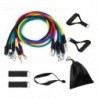 Bandas de Resistencia Elásticas Fitness Gomas de Musculación Yoga Gym Hogar Set Ejercicio en Casa Deporte