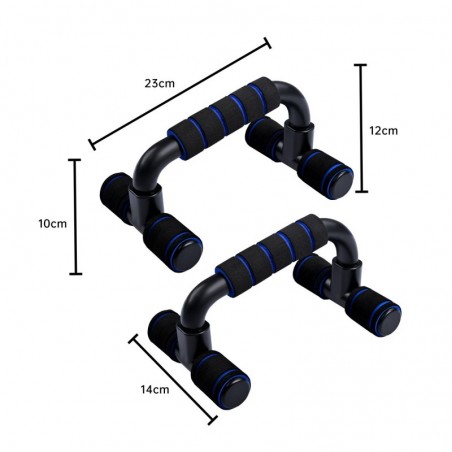 Soporte para Flexiones Push Up Gimnasio en Casa Ejercicio Rutina Bars Stand Entrenamiento Muscular Pectorales Espuma