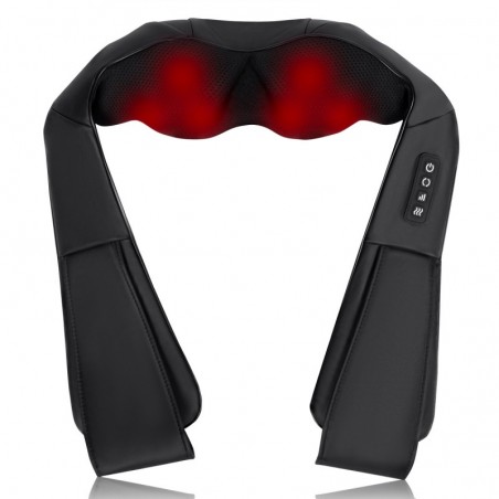 Masajeador de Cuello y Hombros, Shiatsu Masajeador Cervical Eléctrico con Función de Calor Masajeador Espalda Relajación