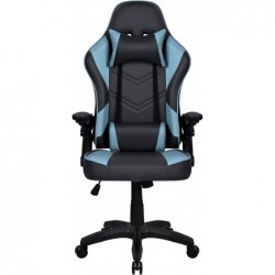 Silla Gamer o Gaming Profesional, Ergonómica, Tela Transpirable y Antimanchas, Reposabrazos, reposacabezas, cojín lumbar