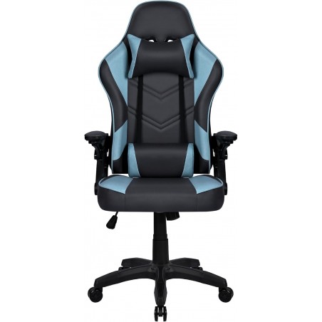 Silla Gaming Ergonómica con Tela Transpirable y Antimanchas - Sillón Gamer Profesional con Reposabrazos, Reposacabezas y Cojín