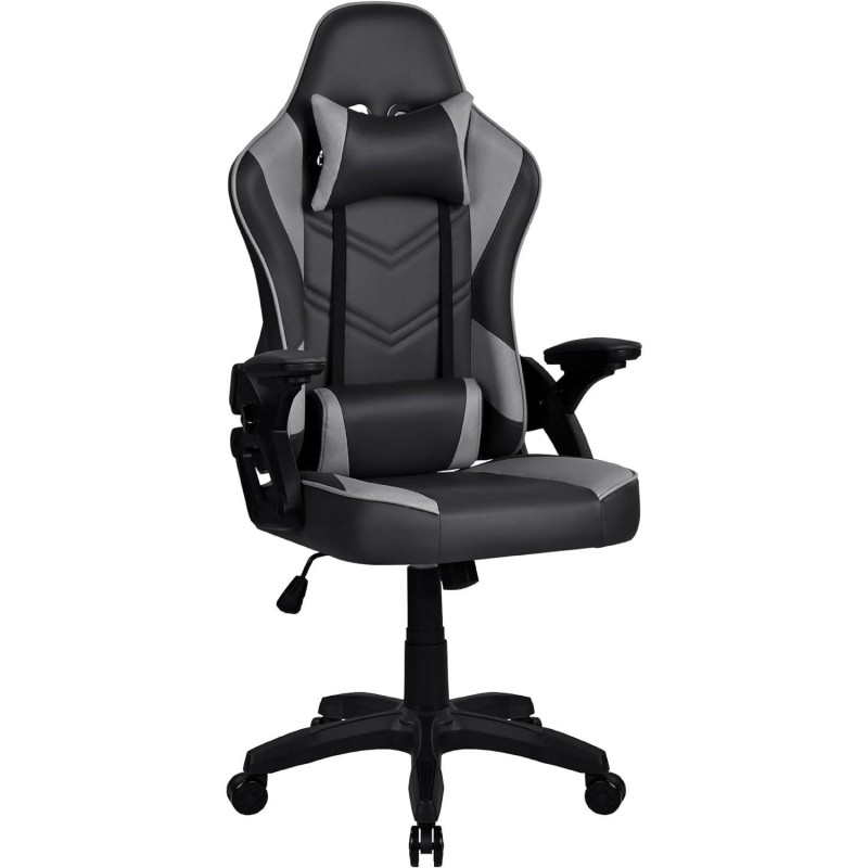 Silla Gaming Ergonómica con Tela Transpirable y Antimanchas - Sillón Gamer Profesional con Reposabrazos, Reposacabezas y Cojín