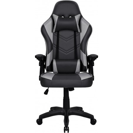 Silla Gaming Ergonómica con Tela Transpirable y Antimanchas - Sillón Gamer Profesional con Reposabrazos, Reposacabezas y Cojín