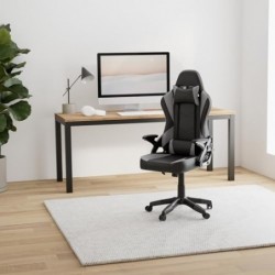 Silla Gaming Ergonómica con Tela Transpirable y Antimanchas - Sillón Gamer Profesional con Reposabrazos, Reposacabezas y Cojín