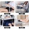 Mesa Portátil de Ordenador para Cama, Regulable en Altura y Ángulo, Mesa Plegable para Netbook, Ordenador Portátil, Sofá