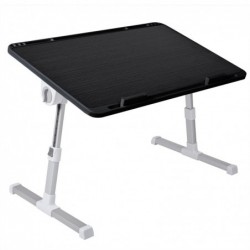 Mesa Portátil Ordenador para Cama T-LOVENDO Regulable en Altura y Ángulo 60x40 cm Plegable con Soporte para Laptop y Tablet