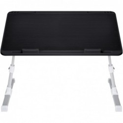 Mesa Portátil Ordenador para Cama T-LOVENDO Regulable en Altura y Ángulo 60x40 cm Plegable con Soporte para Laptop y Tablet