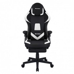 Silla Gamer Gaming Profesional, Ergonómica, de Tela Transpirable y Antimanchas, Reposabrazos Abatibles, con Reposapiés.
