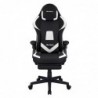 Silla Gamer Gaming Profesional, Ergonómica, de Tela Transpirable y Antimanchas, Reposabrazos Abatibles, con Reposapiés.