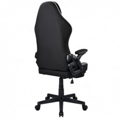 Silla Gamer Gaming Profesional, Ergonómica, de Tela Transpirable y Antimanchas, Reposabrazos Abatibles, con Reposapiés.