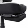 Silla Gamer Gaming Profesional, Ergonómica, de Tela Transpirable y Antimanchas, Reposabrazos Abatibles, con Reposapiés.