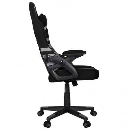 Silla Gaming Ergonómica Profesional con Tela Transpirable y Antimanchas - Sillón Gamer con Reposabrazos Abatibles y Cojines