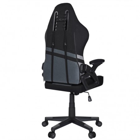 Silla Gaming Ergonómica Profesional con Tela Transpirable y Antimanchas - Sillón Gamer con Reposabrazos Abatibles y Cojines