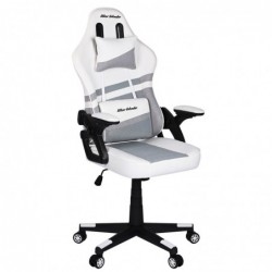 Silla Gaming Ergonómica Profesional con Tela Transpirable y Antimanchas - Sillón Gamer con Reposabrazos Abatibles y Cojines