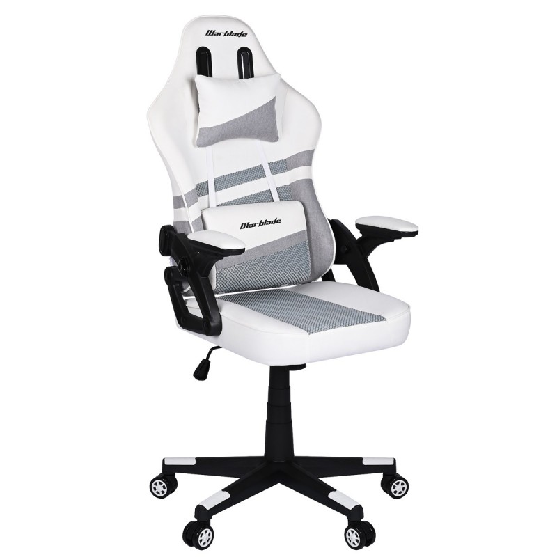 Silla Gaming Ergonómica Profesional con Tela Transpirable y Antimanchas - Sillón Gamer con Reposabrazos Abatibles y Cojines