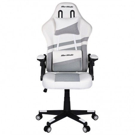 Silla Gaming Ergonómica Profesional con Tela Transpirable y Antimanchas - Sillón Gamer con Reposabrazos Abatibles y Cojines