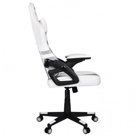Silla Gaming Ergonómica Profesional con Tela Transpirable y Antimanchas - Sillón Gamer con Reposabrazos Abatibles y Cojines