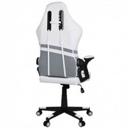 Silla Gaming Ergonómica Profesional con Tela Transpirable y Antimanchas - Sillón Gamer con Reposabrazos Abatibles y Cojines