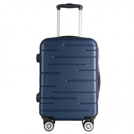 Juego 3 Maletas Viaje T-LOVENDO ABS Semirígidas 20" 24" 28" con Cerradura y 4 Ruedas Dobles Set Trolley - Equipaje Mano