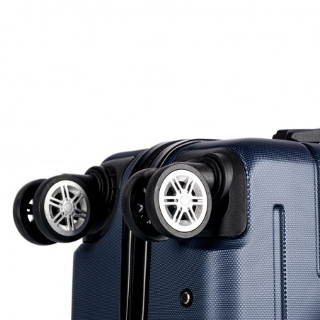 Juego 3 Maletas Viaje T-LOVENDO ABS Semirígidas 20" 24" 28" con Cerradura y 4 Ruedas Dobles Set Trolley - Equipaje Mano