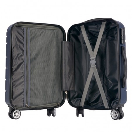Juego 3 Maletas Viaje T-LOVENDO ABS Semirígidas 20" 24" 28" con Cerradura y 4 Ruedas Dobles Set Trolley - Equipaje Mano