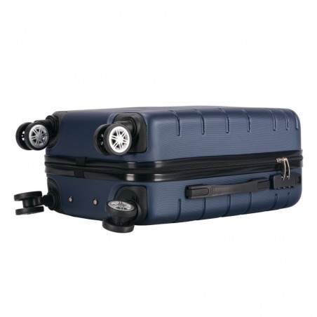 Juego 3 Maletas Viaje T-LOVENDO ABS Semirígidas 20" 24" 28" con Cerradura y 4 Ruedas Dobles Set Trolley - Equipaje Mano