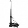 Carretilla de Mano Portátil Plegable Carro Ligero Equipaje Oficina Hogar con Cuerda de Gancho Elástica Pequeño