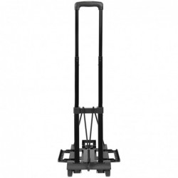 Carretilla de Mano Portátil Plegable Carro Ligero Equipaje Oficina Hogar con Cuerda de Gancho Elástica Pequeño