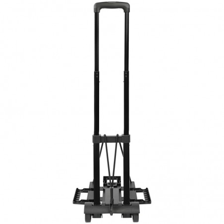 Carretilla de Mano Portátil Plegable - Carro Ligero para Equipaje, Oficina y Hogar con Cuerda Elástica y Gancho