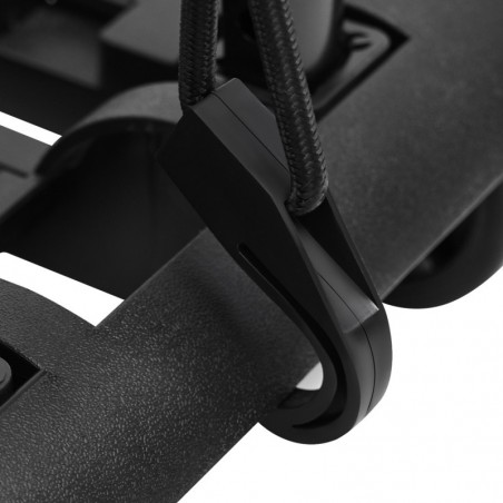 Carretilla de Mano Portátil Plegable - Carro Ligero para Equipaje, Oficina y Hogar con Cuerda Elástica y Gancho