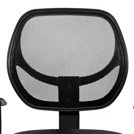 Silla de Oficina Ergonómica con Respaldo de Malla Transpirable y Reposabrazos - Giratoria Juvenil para Escritorio