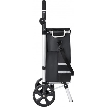 Carro Compra Plegable Ruedas Grandes Aluminio Ligero Bolso Térmico Aislamiento Reflectante Bolsa Extraíble Compacto
