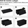 Puff de almacenaje Plegable, Banco con Almacenamiento, Otomana, Baúl, Taburete Reposapiés, Acolchado, para Dormitorio