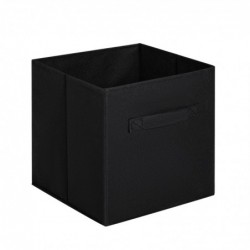 Set de TRES Cajas de Almacenamiento Plegable, 3X Cesta con 2 Asas, Cajón para Mantas Ropa, Cubo de Tela, Organizador